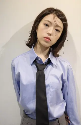 ショート カラー ヘアアレンジ ハイトーン×髪質改善 Gran Luciaのヘアスタイル