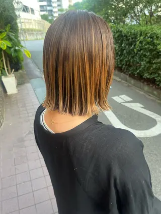 ミディアム 🐰桃山台/髪質改善 山亀のヘアスタイル