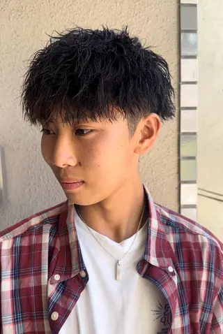 パーマ メンズ 年間2000名担当◎ パーマ職人/仲原佑樹のヘアスタイル
