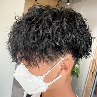 パーマ メンズ メンズブリーチカラー /パーマ ごーた立川のヘアスタイル