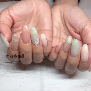 ネイル mks＊nail //  枚方長尾のネイルデザイン