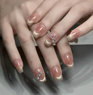 ネイル By moonネイル 🌷ワンホン/韓国風のネイルデザイン