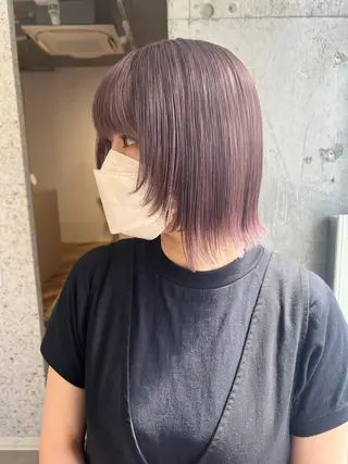 ショート カラー lani ブリーチ /ダブルカラーのヘアスタイル