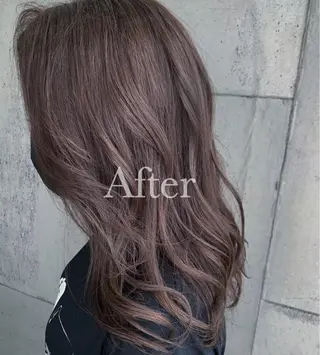 セミロング カラー Mikuri 【Little】のヘアスタイル