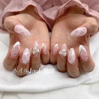 ロング ネイルJaol 池袋のネイルデザイン