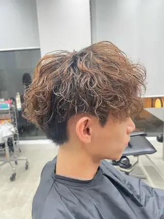 パーマ メンズ fifth天神 パーマ特化/石橋航海のヘアスタイル