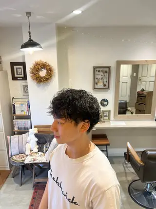 パーマ メンズ 🌀メンズパーマ🌀 🐏丸山祐宇🐏のヘアスタイル
