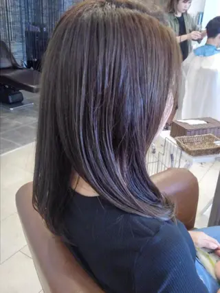 ミディアム 三島 有佳里のヘアスタイル