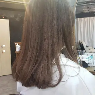 ミディアム カラー 柴田 えいじのヘアスタイル