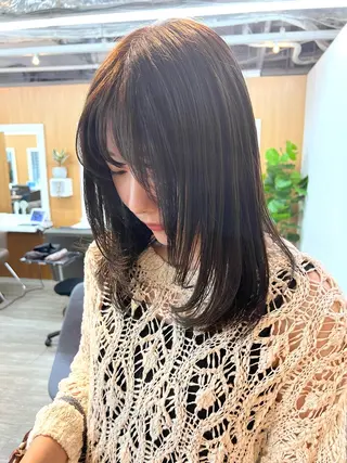 ミディアム カラー 透明感カラー ゆうだいのヘアスタイル