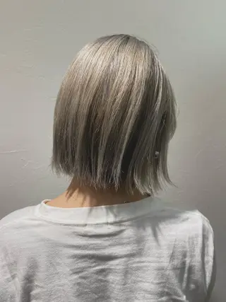 ミディアム ショート& パーマ　坂本のヘアスタイル