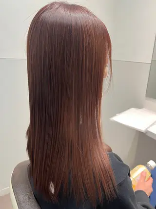 ロング カラー 藤井 仁紀のヘアスタイル