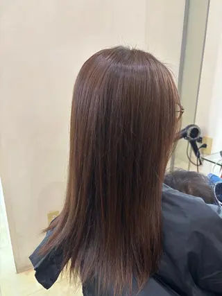 ロング 尾崎 優花のヘアスタイル