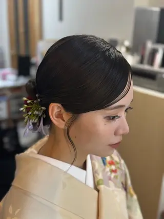 ミディアム ヘアアレンジ ヘアメイク10年から 美容師💄Anriのヘアスタイル