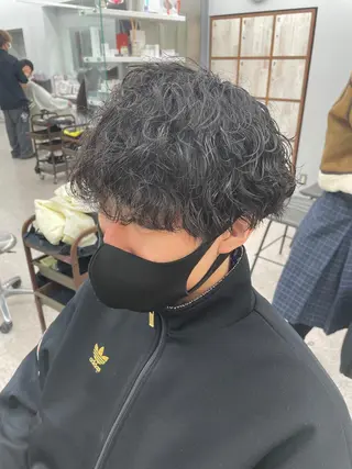 パーマ メンズ メンズスタイリスト✨ 助川龍哉のヘアスタイル
