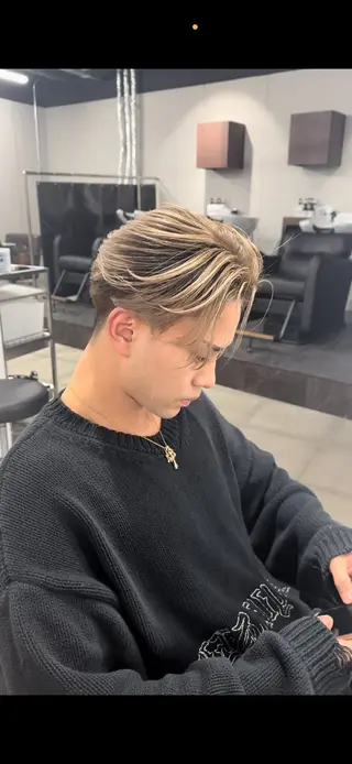 カラー メンズ 【pia】 江田岳斗のヘアスタイル