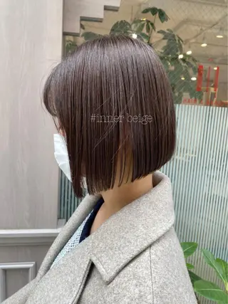 ショート カラー 韓・中華美女ヘア 🇰🇷×🇨🇳のヘアスタイル