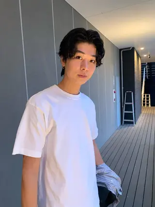 パーマ メンズ 佐藤大翔🌐縮毛矯正 🌐メンズパーマのヘアスタイル