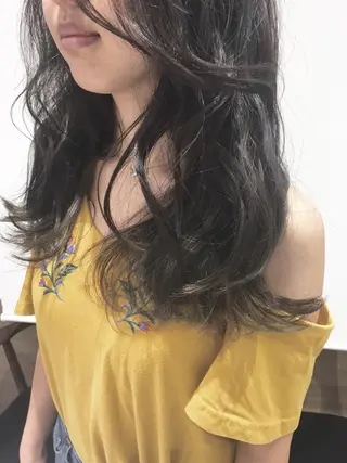 セミロング 店長 小池アキトのヘアスタイル