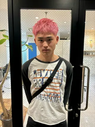 カラー メンズ 【メンズショート 特化】村斎　伶次のヘアスタイル