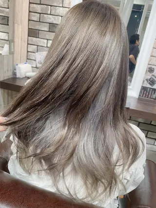 ロング カラー ジャニヲタ美容師 推しカラー中平海帆のヘアスタイル