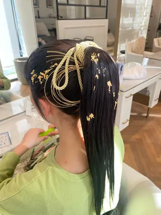 ロング ヘアアレンジ 増井 彩乃のヘアスタイル