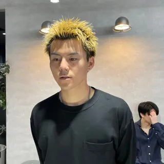 ショート カラー パーマ メンズ 🔥メンズ 特化🔥菊水皐暉🔥のヘアスタイル