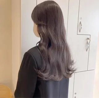 ロング カラー 高橋大樹/グレージュ 透明感/髪質改善のヘアスタイル