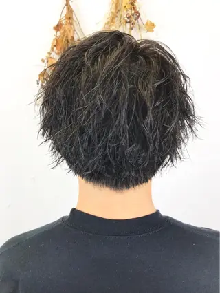 パーマ メンズ メンズサロン アソビ元町のヘアスタイル