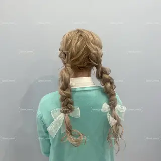ロング ヘアアレンジ Hairset minoriのヘアスタイル