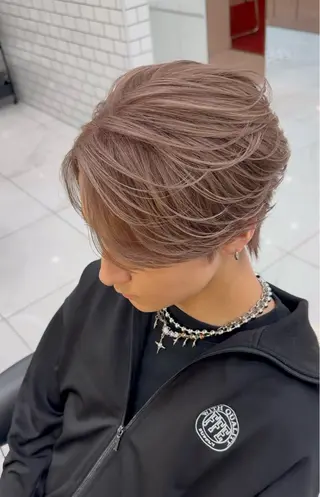 カラー メンズ 菅野 心悠/メンズヘアのヘアスタイル