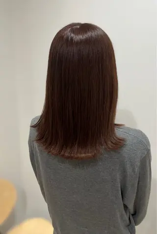 セミロング カラー レイヤーカット/ ナカジのヘアスタイル