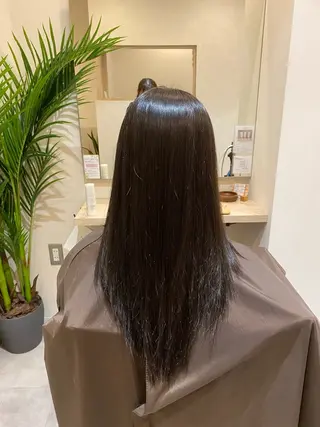 ロング カラー yuzuki Agu臼井のヘアスタイル