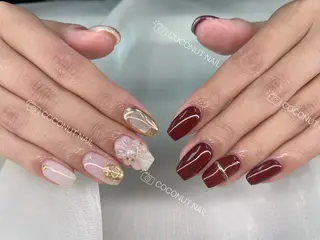 ネイル 神田 ココナッツのネイルデザイン