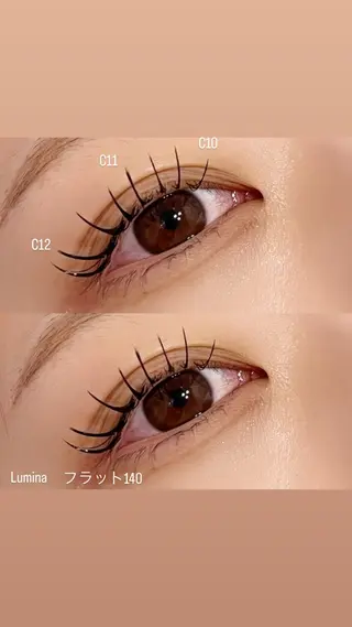 マツエク・マツパ Lumina Fuyumiのマツエク・マツパデザイン