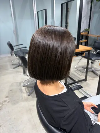 ミディアム カラー ナチュラルカラー リタッチ　あんりのヘアスタイル