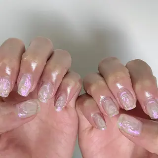 ネイル パラあり！フィルイン 美フォルムのネイルデザイン