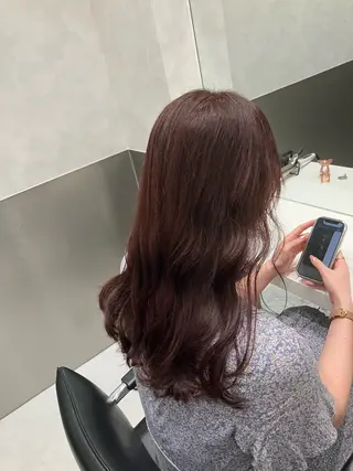 カラー 💖ブリーチなし透明 感💖ASAHIのヘアスタイル
