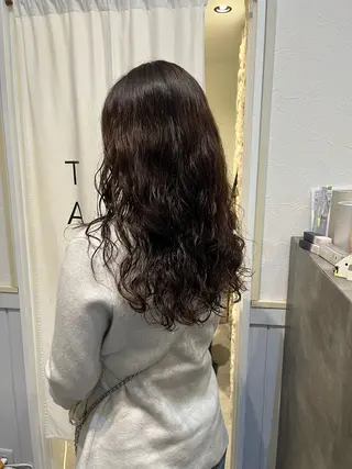 ロング パーマ 金沢市/美容師/ 岡島由希美のマツエク・マツパデザイン