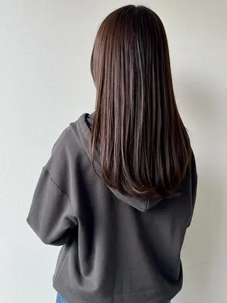 セミロング 浦添 あらさきのヘアスタイル