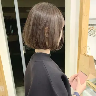 ショート パーマ ヒナ/酸性ストレート ・艶カラー🌿のヘアスタイル