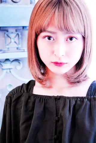ミディアム カラー パーマ ヘアアレンジ メンズ 表参道Lise おおいしおりのヘアスタイル