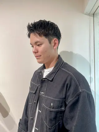 ショート メンズ メンズ特化🏹カット パーマ/チヒロ🤍のヘアスタイル