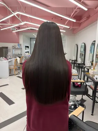 セミロング カラー 武井　弘希 ブリーチなしカラー✨のヘアスタイル