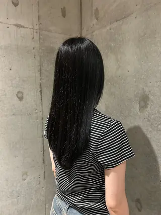 セミロング ohasi yunaのヘアスタイル