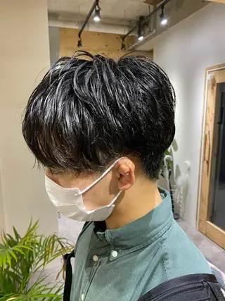 パーマ メンズ メンズブリーチカラー /パーマ ごーた立川のヘアスタイル