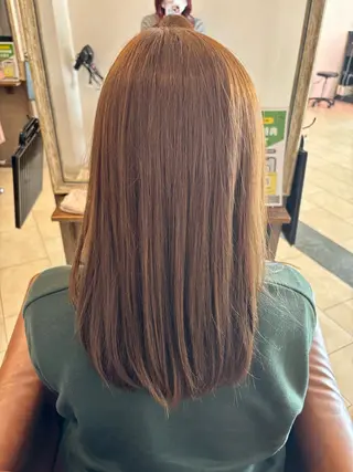 カラー 沖本 あやののヘアスタイル