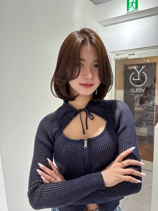 ショート YOLO上野所属・MANA/上野/ カラーモデル🖤✨のヘアスタイル