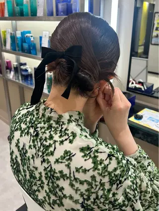 ヘアアレンジ 👔ボブ﹨髪質改善 ストレート🩳ももかのヘアスタイル
