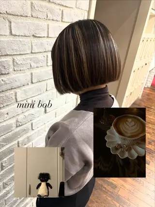 ショート 【美ボブ.艶カラー. 梅田茶屋町】midoのヘアスタイル